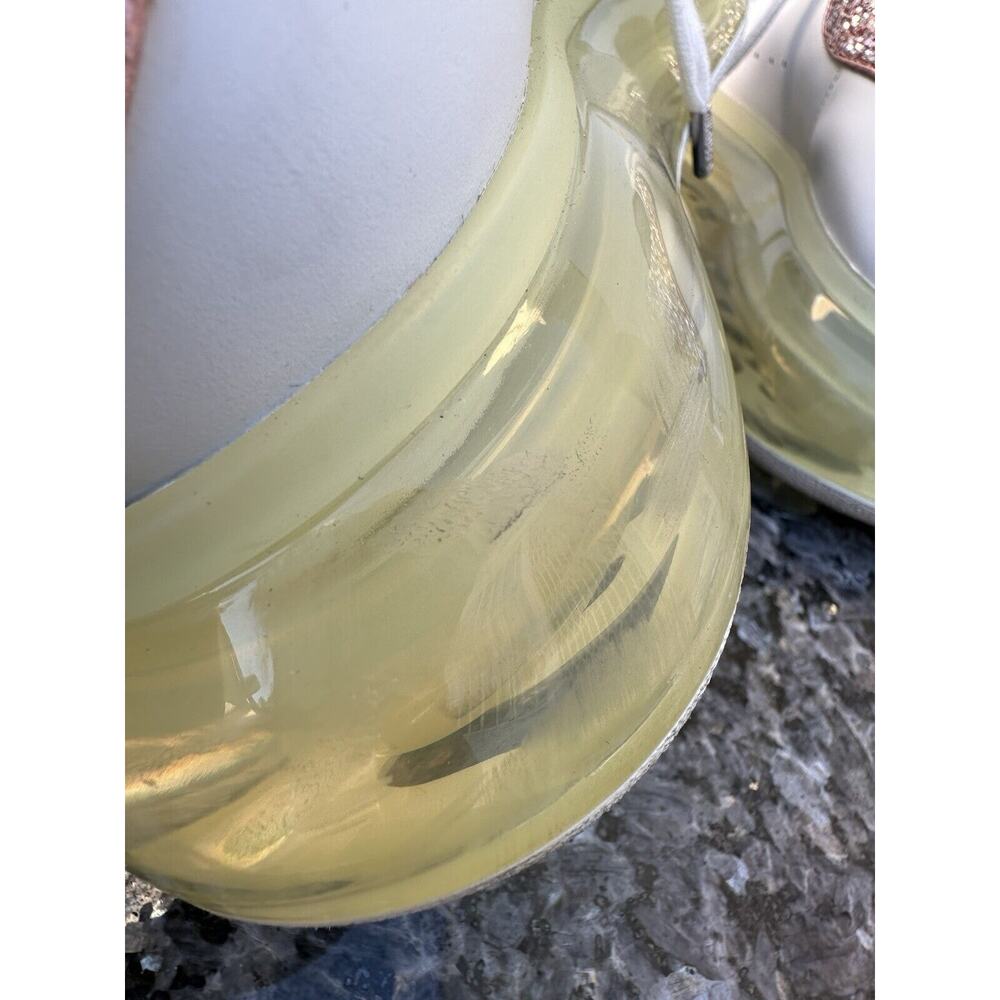 Alexander McQueen unisex Oversized Sneaker Clear Sole - White Womens Size EU 40 - Picture 6 of 13